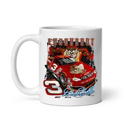 Vintage 90s NASCAR Ricky Rudd Hooked Mug, Car Mug, Racing Car Mug