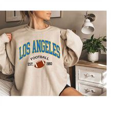 Los Angeles Football Sweatshirt, Los Angeles Football Shirt, Vintage Style Los Angeles Football Shirt, Los Angeles Fan G