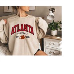 Atlanta Football Sweatshirt, Atlanta Crewneck Sweatshirt, Vintage Style Atlanta Football shirt, Atlanta T-Shirt, Sunday