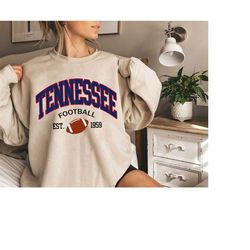 Tennessee Football Sweatshirt, Tennessee Sweatshirt, Tennessee Shirt, Vintage Tennessee Football Shirt, Football Shirt,S