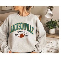 Jacksonville Football Sweatshirt, Vintage Jacksonville Football Sweatshirt, Jacksonville Football TShirt, Jacksonville F