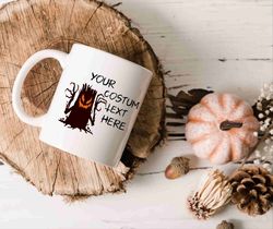 Personalized Spooky Halloween Mug, Custom Text, Quote Mug