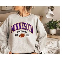 Minnesota Football sweatshirt, Minnesota Vikings Football Sweatshirt, Minnesota Football Shirt, Vintage Minnesota Shirt,