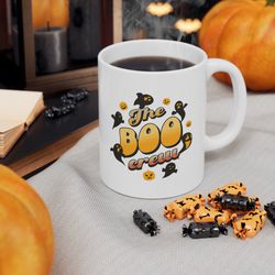 The Boo Crew Mug, Halloween Decor, Spooky Season Mug