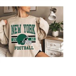 New York Football Sweatshirt, Vintage New York Football T-Shirt, New York Sweatshirt, Jets Sweatshirt, Jets Football, Ne