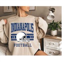 Indianapolis Football Sweatshirt, Vintage Style Indianapolis Football Shirt, Indianapolis Football Shirt, Sunday Footbal