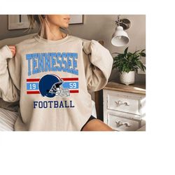 Retro Tennessee Crewneck Sweatshirt, Tennessee Football Sweatshirt, Tennessee Shirt, Vintage Tennessee Football Shirt, S