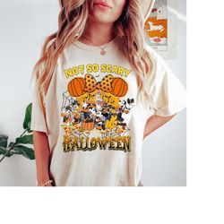 Mickey's Not So Scary Halloween Party 2023 Shirts, Halloween Mickey & Friends Shirt, Disney Halloween Shirt, Disney Hall