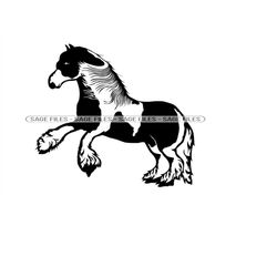Clydesdale Horse SVG, Horse SVG, Horse Clipart, Horse Files for Cricut, Horse Cut Files For Silhouette, Horse Png, Horse