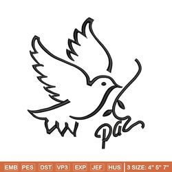 Bird logo embroidery design, Bird embroidery, Embroidery file, Embroidery shirt, Emb design, Digital download