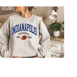 Vintage Indianapolis Football Sweatshirt, Vintage Style Indianapolis Football Shirt, Indianapolis Football Shirt, Sunday