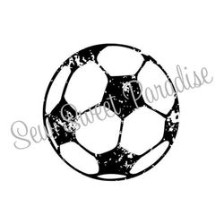 Soccer Ball SVG, Soccer Ball Grunge SVG, Soccer SVG, Digital Download, Cut File, Sublimation, Clip Art (includes svg/png