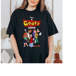 Disney A Goofy Movie Group Shot Logo Disney Trip Tee Holiday Unisex Tee Adult T-shirt Kid Shirt Long Sleeve Hoodie Sweat