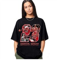 Vintage 90s Basketball Bootleg Style T-Shirt, Michael Jordan Graphic Tee, Retro Basketball Shirt, Retro American Basketb
