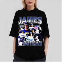 James Outman Vintage 90s Graphic Style T-Shirt, James Outman Shirt, Vintage Oversized Sport Tee, Retro American Baseball