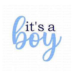 It's a Boy SVG, Baby Shower SVG, Baby Boy Sign, Clip Art, Digital Download, Cut File, Sublimation, Clip Art (individual