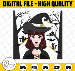 witch png, witch face png, pretty witch, witch hat png, happy halloween png, funny halloween png files for sublimation
