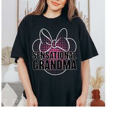 Disney Mickey And Friends Sensational Grandma T-Shirt Disneyland Family Matching Shirt, Magic Kingdom Tee, WDW Epcot The