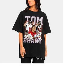 vintage tom brady bootleg style shirt, tom brady t-shirt, vintage shirt, 90s football grapic tee, unisex shirt for woman