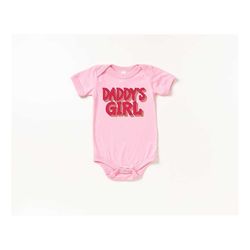 daddy's girl baby bodysuit , daddy's girl toddler shirt, vintage natural kids gift, father's day natural baby bodysuit