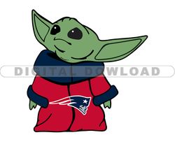 Patriots NFL Baby Yoda Svg, Football Teams Svg, NFL Logo Svg, Baby Yoda Png, Tshirt Design Bundle 03