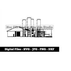 Industrial Plant Svg, Factory Svg, Manufacture Svg, Production Svg, Factory Png, Factory Jpg, Factory Files, Factory Cli