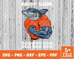 Cincinnati Bengals Daddy Shark Nfl Svg , Daddy Shark   NfL Svg, Team Nfl Svg 08