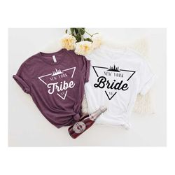 New York Bachelorette Party Tee, New York Bride Tribe Shirt, NYC Bride Shirt, NYC Wedding Gift, Bridal Shower Tee, New Y