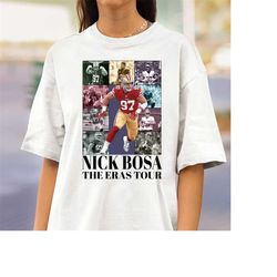 Vintage Nick Bosa shirt, Football shirt, Classic 90s Graphic Tee, Unisex, Vintage Bootleg, Gift, Retro