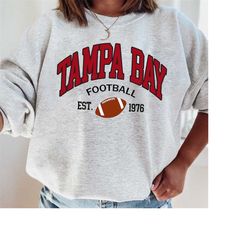 Tampa Bay Football Crewneck, Vintage Tampa Bay Football Sweatshirt, Buccaneers Sweatshirt, Tampa Bay T-Shirt