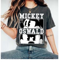 Disney Epic Mickey And Oswald Panels shirt, Disney's Hollywood Studios, Magic Wizard Mickey, Disneyland Walt Disney's Fa