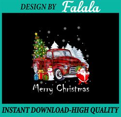 Merry Christmas Leopard Buffalo Truck Tree Red Plaid PNG, Merry Christmas Truck Png, Leopard Truck, Christmas Family Sub