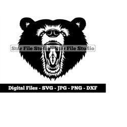 bear head svg, bear mascot svg, bear svg, bear png, bear jpg, bear files, bear clipart