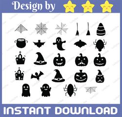 Halloween SVG Bundle, Fall Svg, Halloween SVG, Ghost Svg, Witch svg, Pumpkin Svg, Quotes, Cut File Cricut, Silhouette