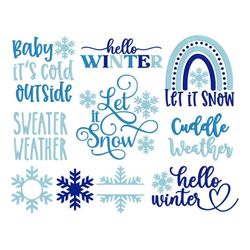 Winter Embroidery Designs, MACHINE EMBROIDERY, Christmas Embroidery, Holiday Embroidery, 10 Designs, Digital Download, 4