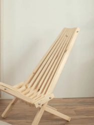 Folding Wooden Garden Chair for Relaxing Handmade stylish