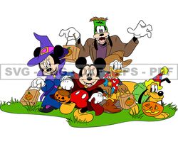 Horror Character Svg, Mickey And Friends Halloween Svg,Halloween Design Tshirts, Halloween SVG PNG 85
