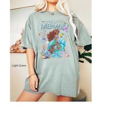 The Little Mermaid Shirt, Vintage Little Mermaid Shirt, Disney Princess Shirt, Black Queen Shirt, Comfort Colors Shirt,