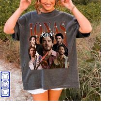 Comfort Color Vintage Kevin Jonas 90's Shirt, Kevin Jonas T-shirt, Kevin Jonas Graphic Tee, Gift For Fans Jonas Brother,