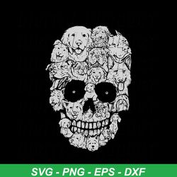 Dog Skull Svg, Funny Dog Svg, Skull Shirt Svg, Silhouette Cameo, Cricut file SVG PNG, EPS, Dxf