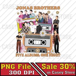 Jonas Brother Cassette Retro 90s Band Png, Music Band 2023 File Png, Music Tour 2023 Png, Retro Band 90s Tour Png, Music