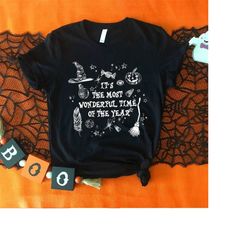 It's The Most Wonderful Time Of The Year Shirt, Spooky Shirt, Halloween Witch Shirt, Halloween Pumpkin Shirt, Halloween