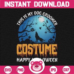 This is My Dog Groomer Costume Png, Halloween Costume Clipart, Funny Halloween, Digital Download, Sublimation, Witch