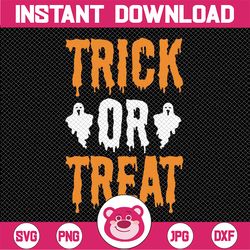 Trick or Treat Svg, Halloween Quotes Svg, Halloween svg, Trick or Treat PNG,  trick svg, treat svg, cut file for cricut