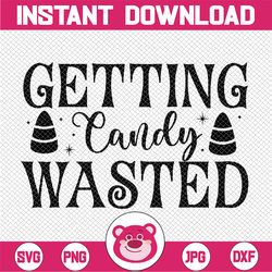 Getting Candy Wasted SVG,Fall Svg, Halloween Svg, Pumpkin Svg, Candy Corn Svg, Files for Cutting Machines Cameo or