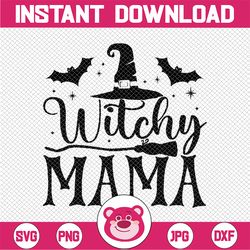 Witchy Mama SVG, Halloween Svg, Witch Svg, Funny Halloween Svg, Broomstick Svg, Witchy Svg, Funny Quote Svg, Halloween