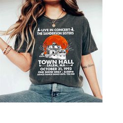 Comfort Colors Town Hall Shirt, Sanderson Witch Museum Shirt, Hocus Pocus Shirt, Halloween Town Hall Salem Shirt,Hallowe