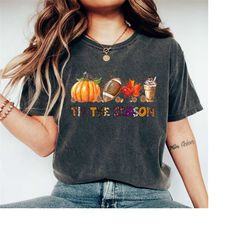 Comfort color Tis The Season Shirt, Thanksgiving Pumpkin Shirt, Thanksgiving Gifts, Tis The Season Halloween Shirt, Fall