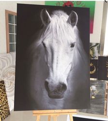 Horse Wall Art, Horse Decor, Animals Wall Art, Animals Canvas, Horse Photo Print, Horse Lover Canvas, Horse Poster, Anim