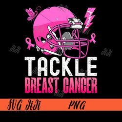 Tackle Football Breast Cancer Awareness PNG, Pink Ribbon Football PNG